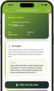 Step 3 of measuring pasture cover with Pasture Ai in South Africa